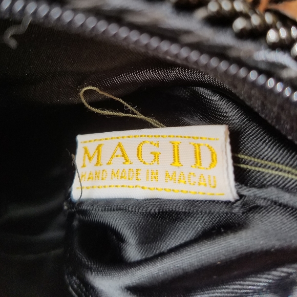 Sequined black bag handmade - Picture 4 of 4